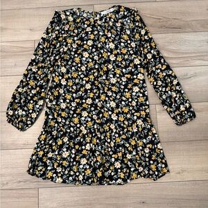 Live to Be Spoiled Black Floral Print Dress